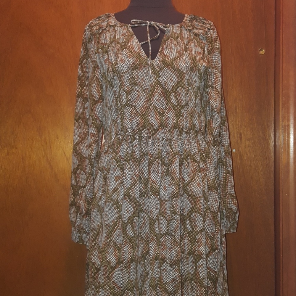 Snakeskin dress